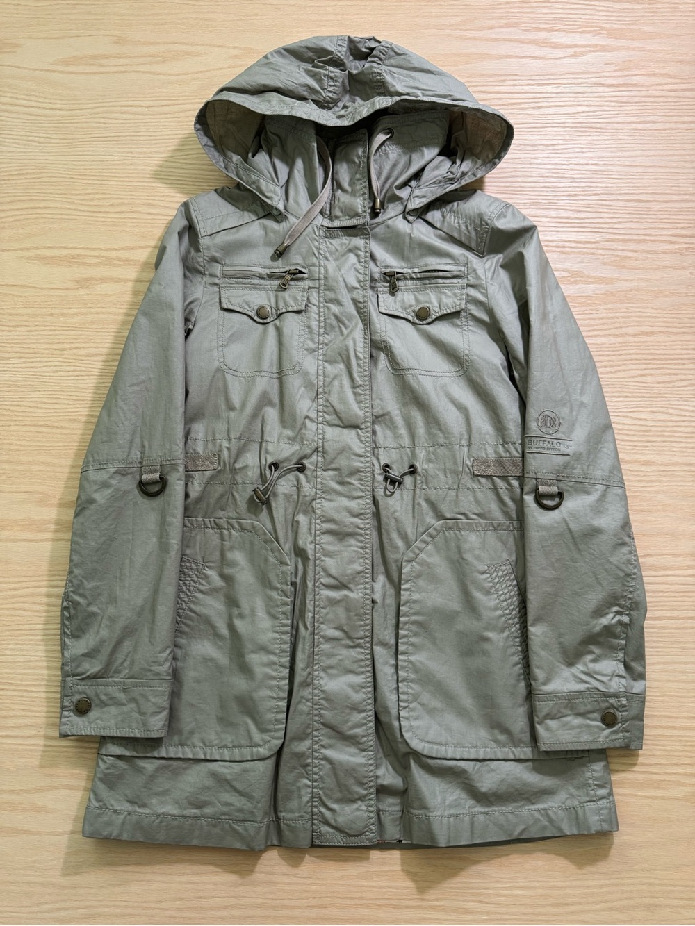 Buffalo David Bitton Hooded Field Jacket - Taupe